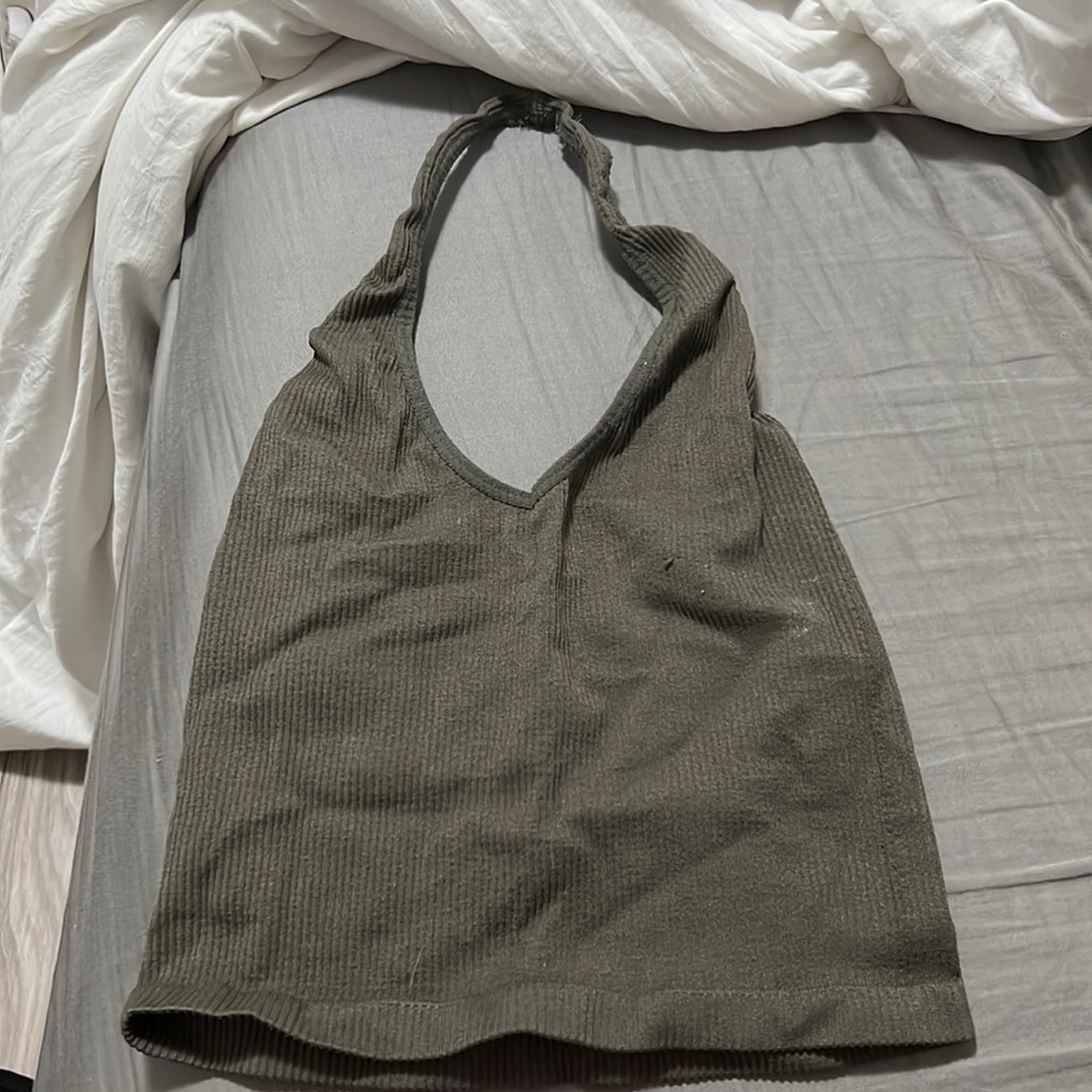 Urban Outfitters Green Halter Top